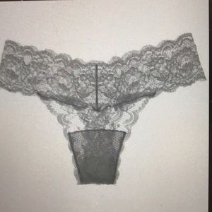 NWT COSABELLA Never Say Never Bootie Thong Grey